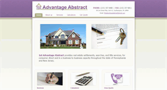 Desktop Screenshot of firstadvantageabstract.com